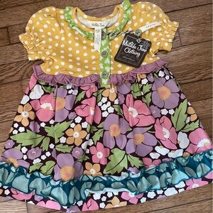 NWT Matilda Jane Floral dress size 6-12 months